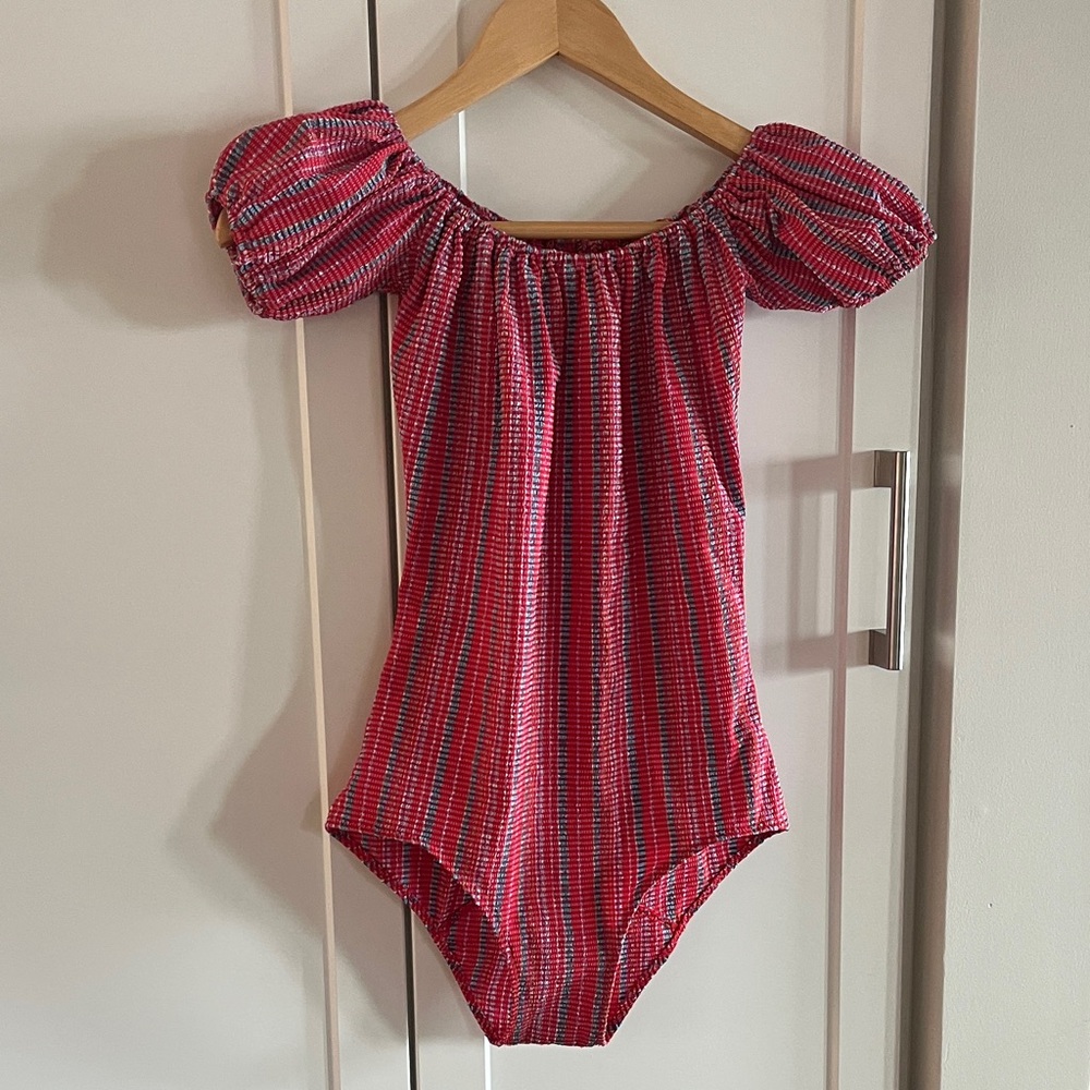 Lisa Marie Fernandez LEANDRA SEERSUCKER MAILLOT size: I